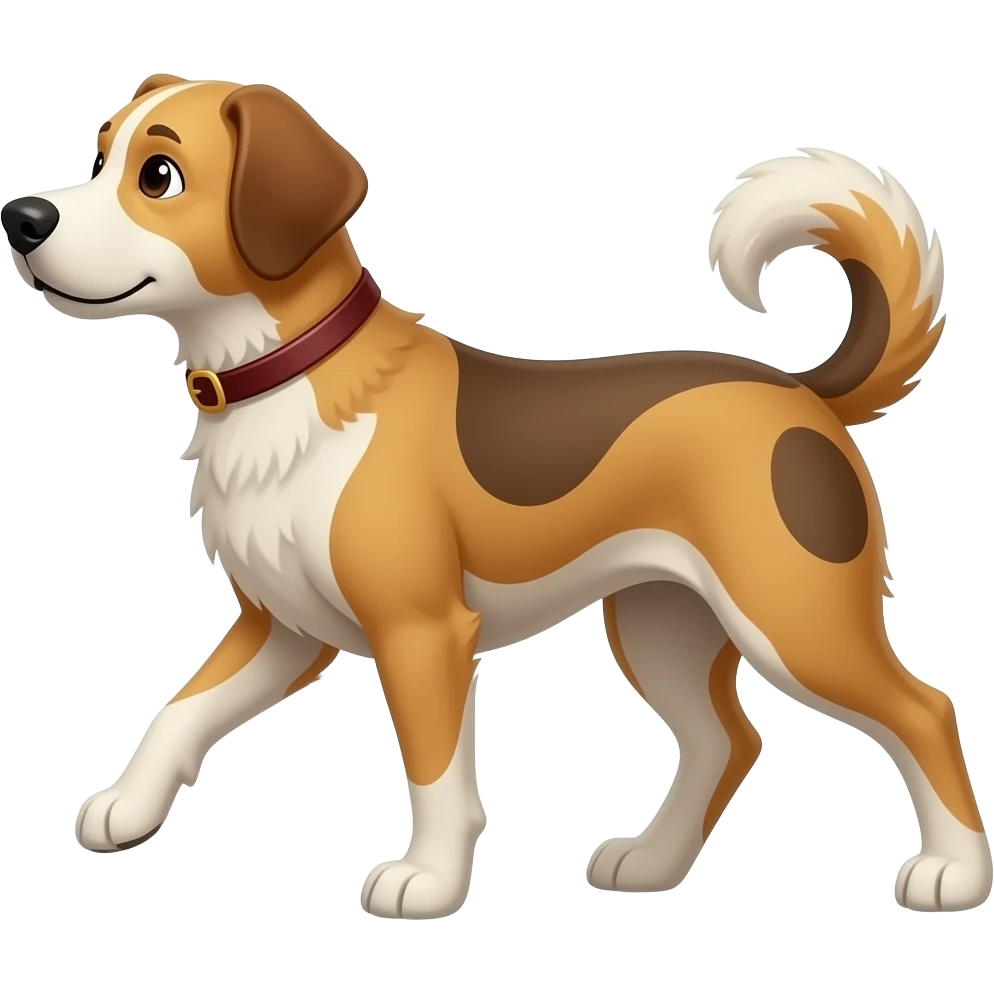dog walking emoji