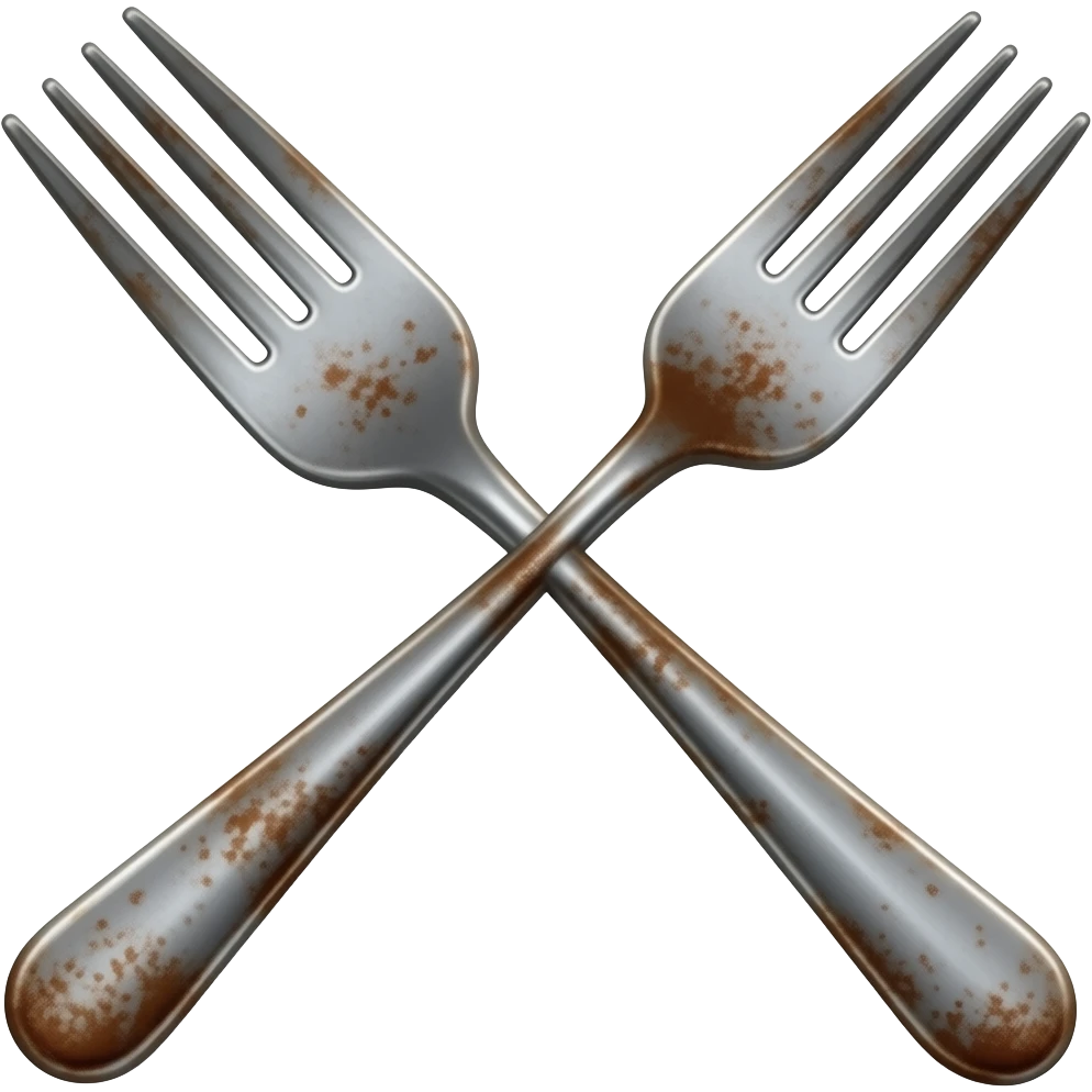 rusty fork emoji