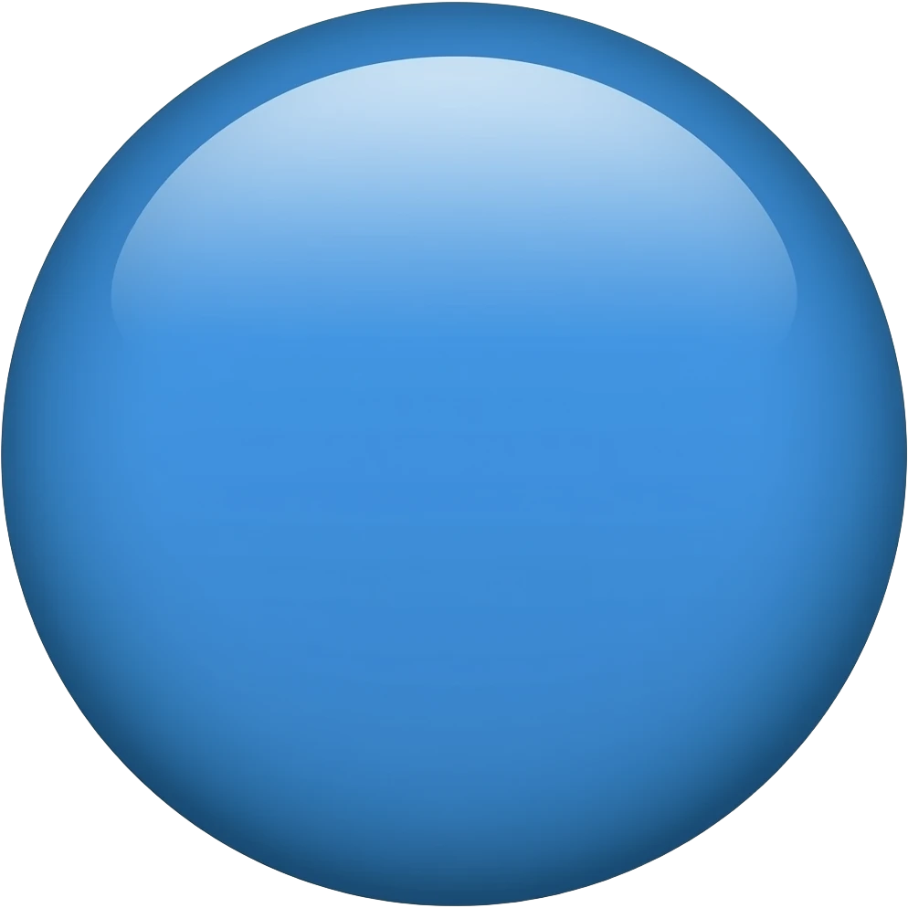 Circle blue emoji