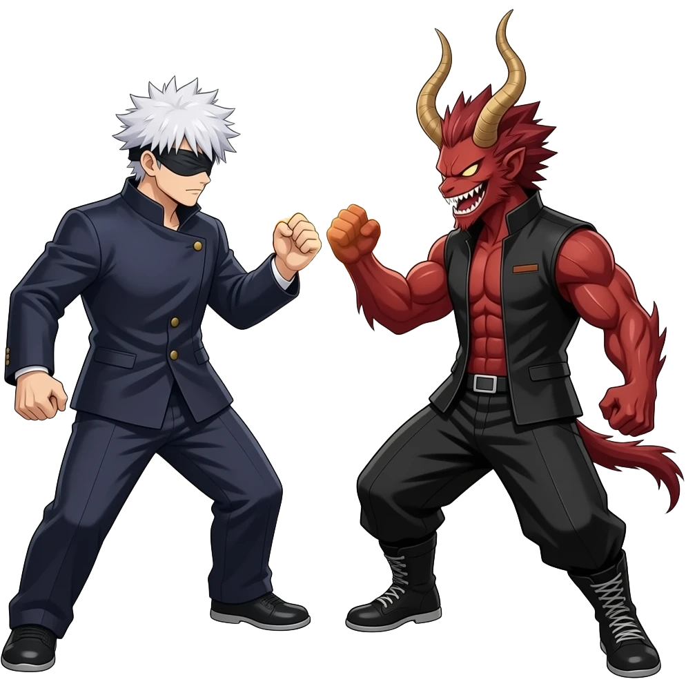 Gojo vs sukuna emoji