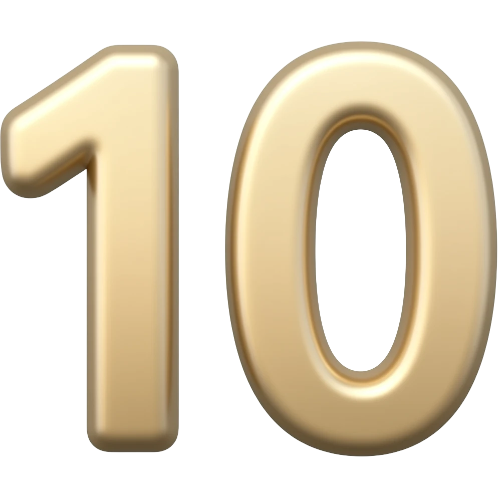 số 10 emoji