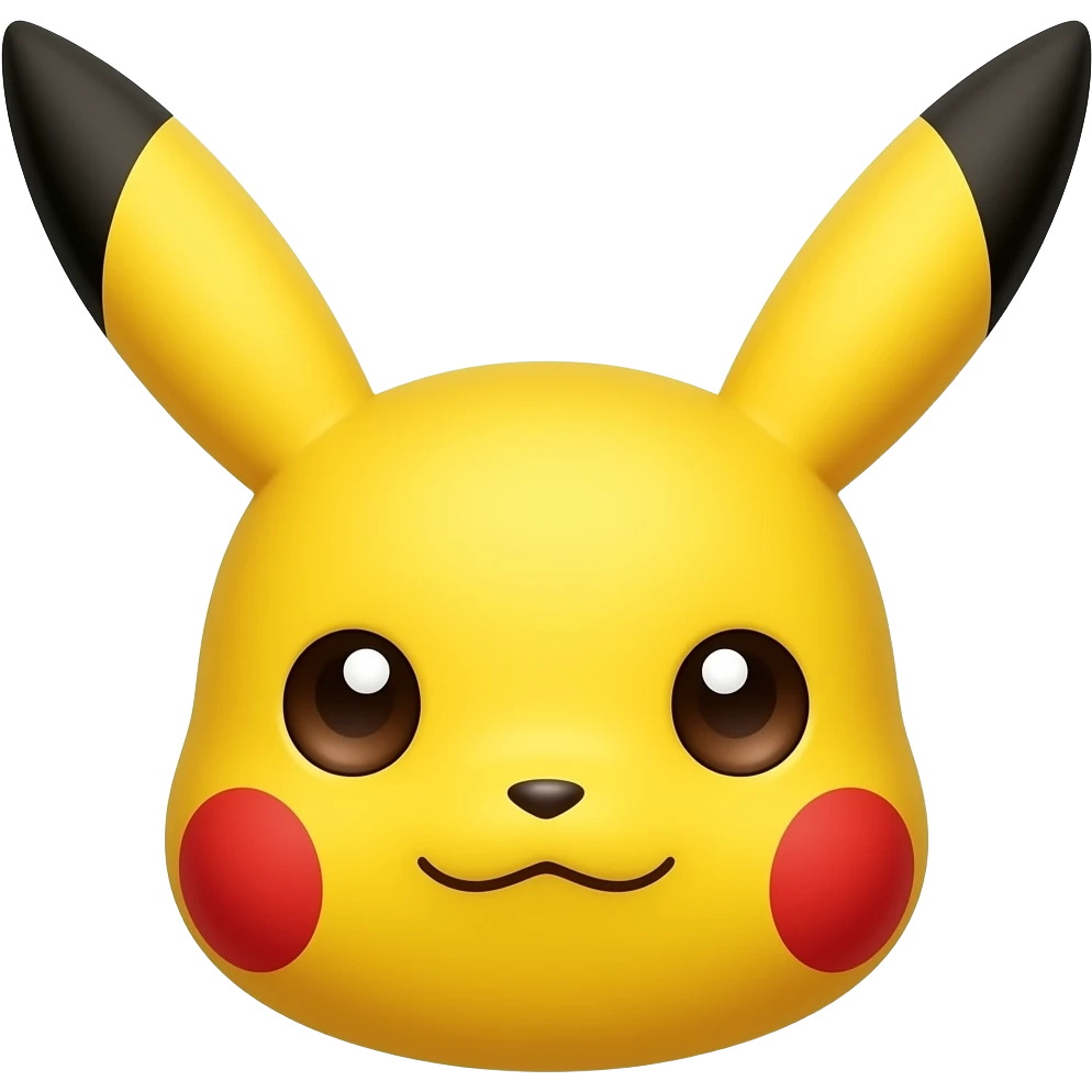 Pikachu Face emoji
