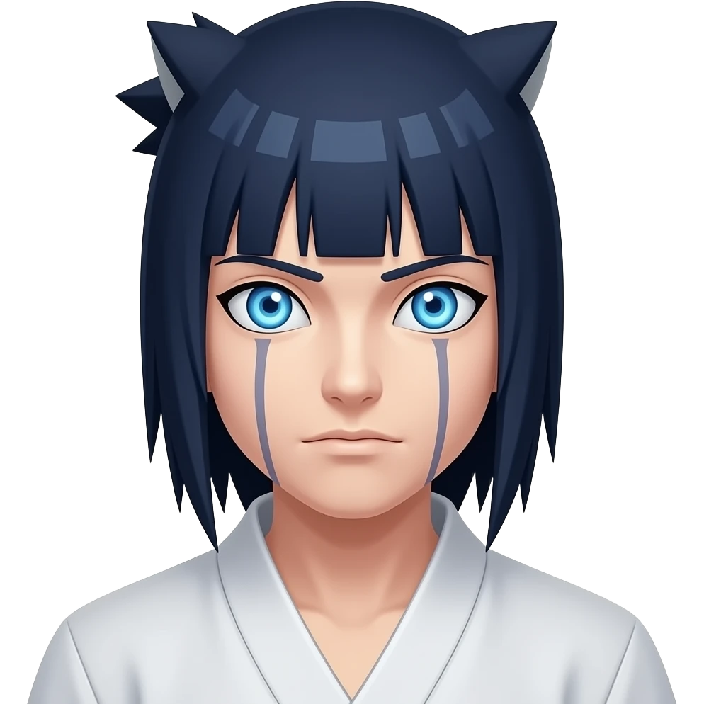 Neji Hyuga using Byakugan emoji