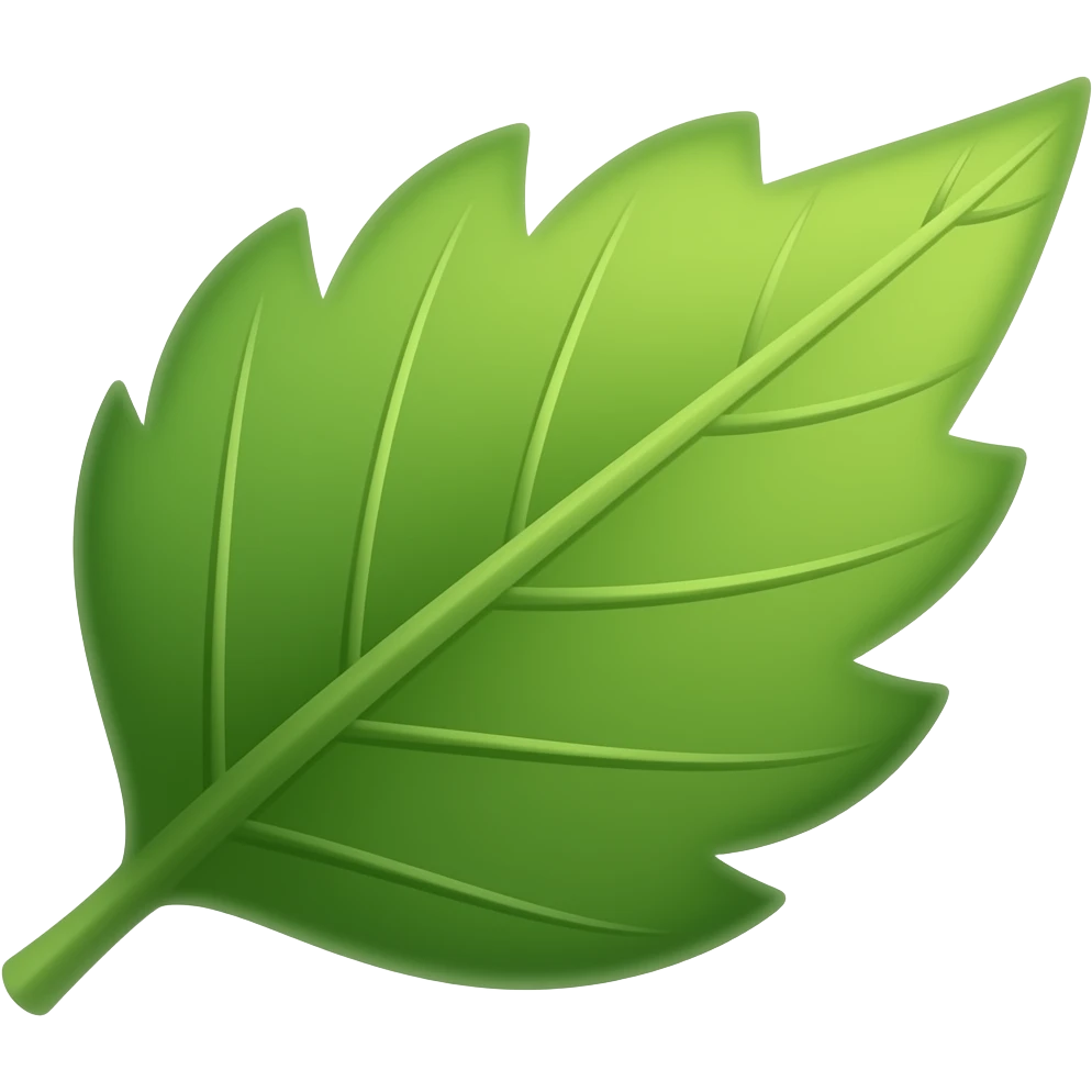 Leaf emoji
