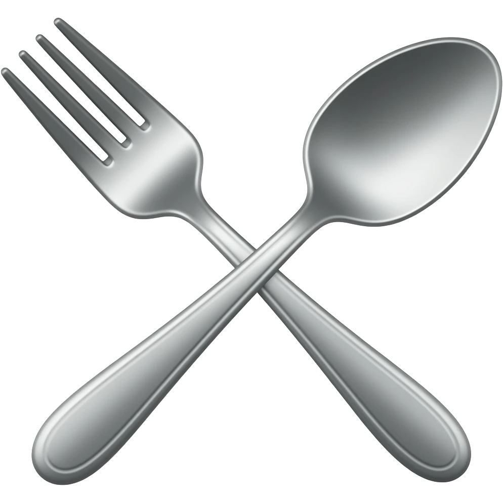 fork and spoon emoji