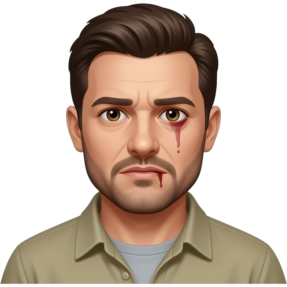 man dying emoji