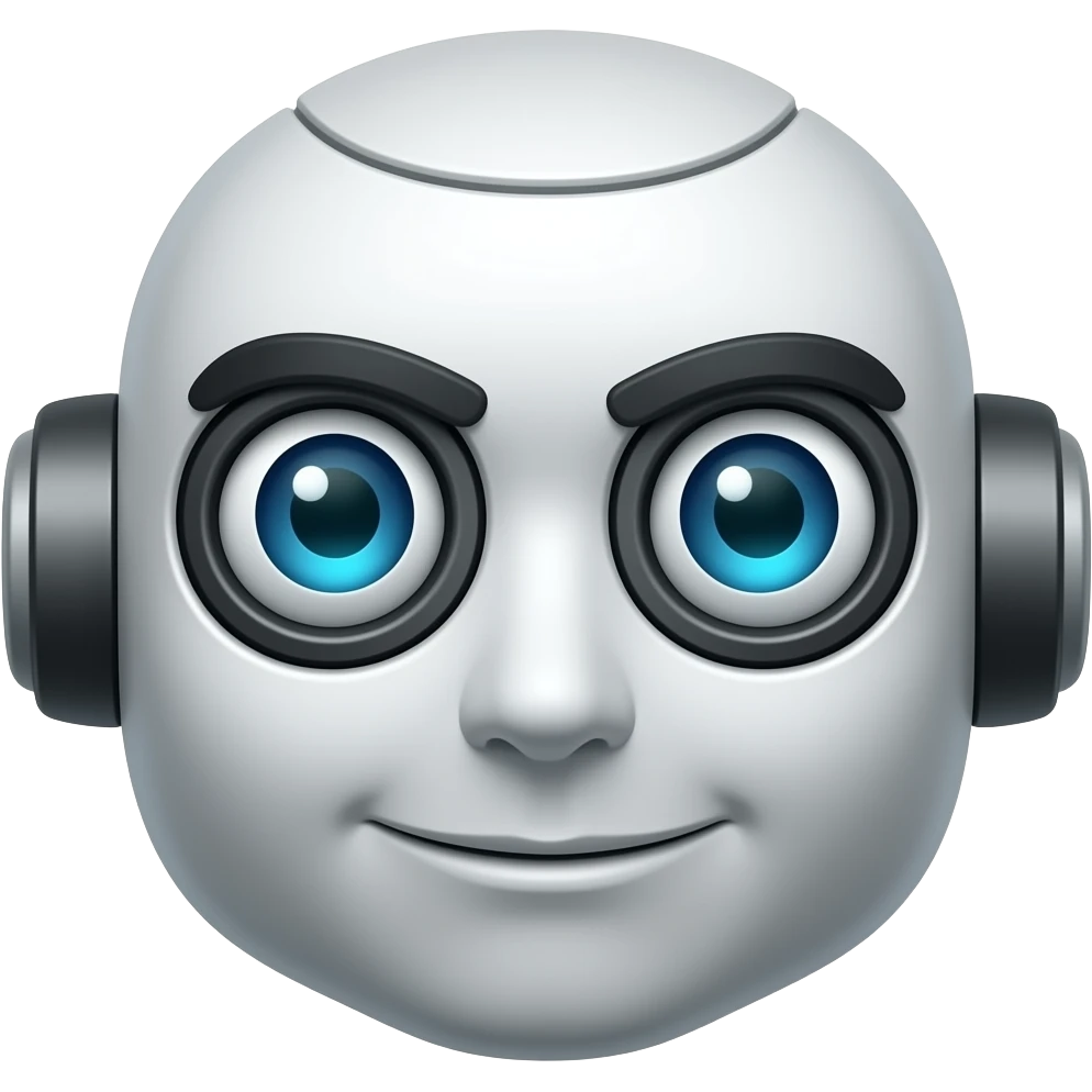 robot face emoji