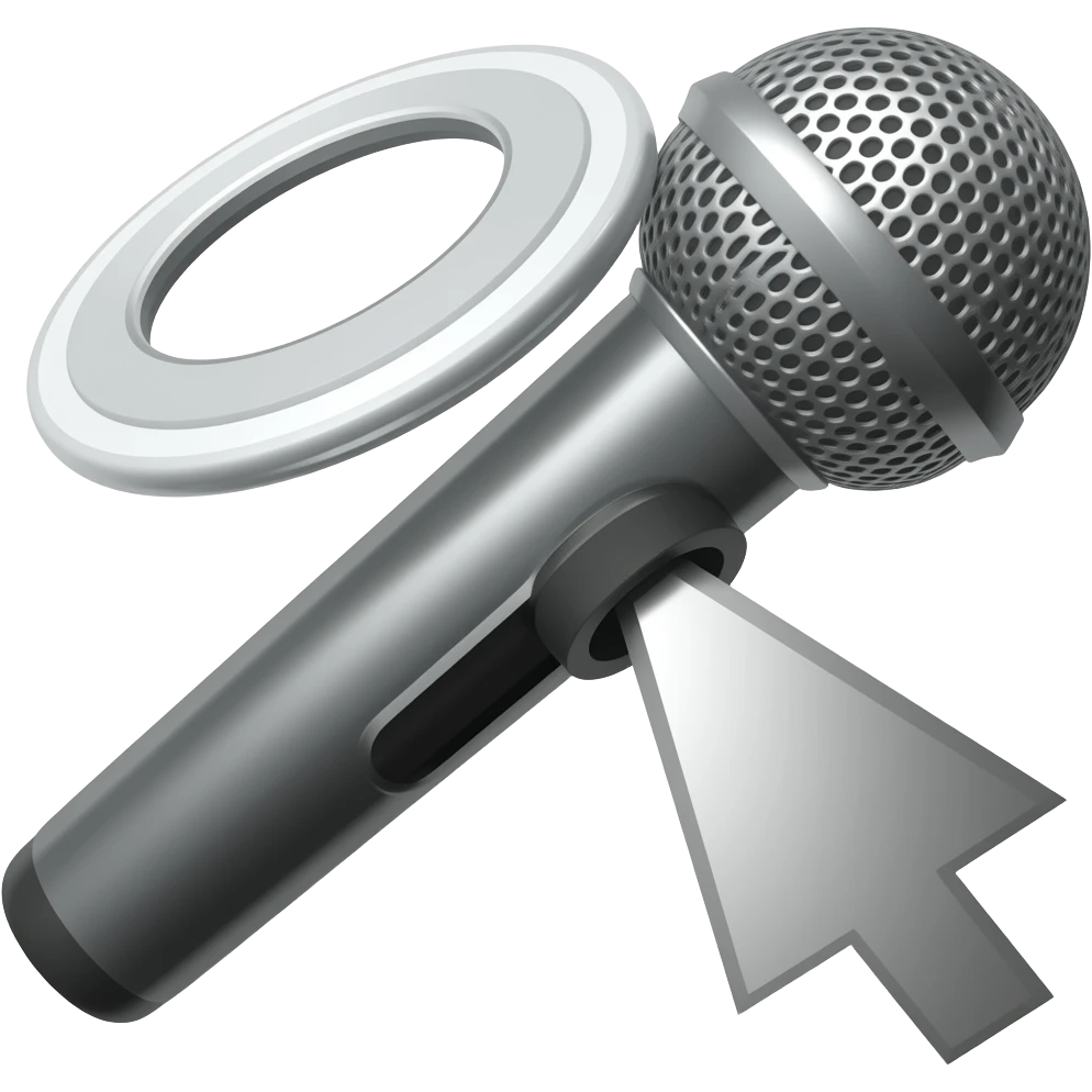 🎙 ➡ 🔣 emoji