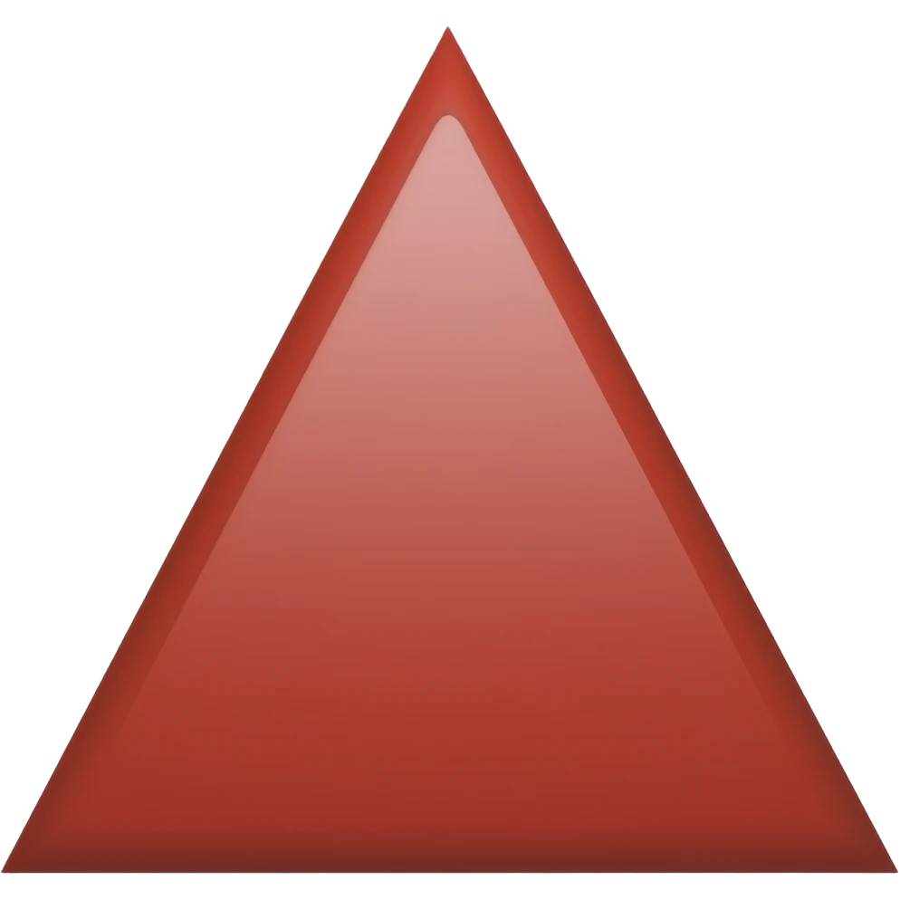 triangular red flag emoji