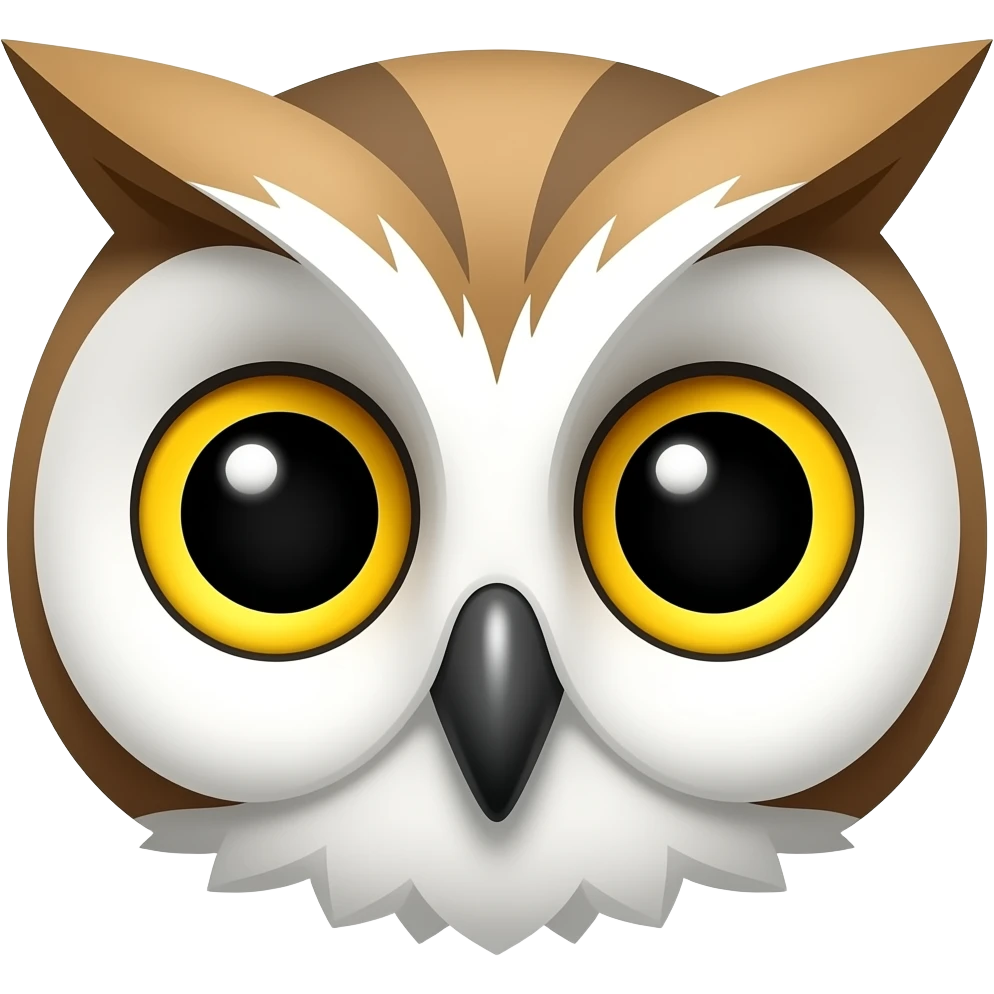 owl head emoji