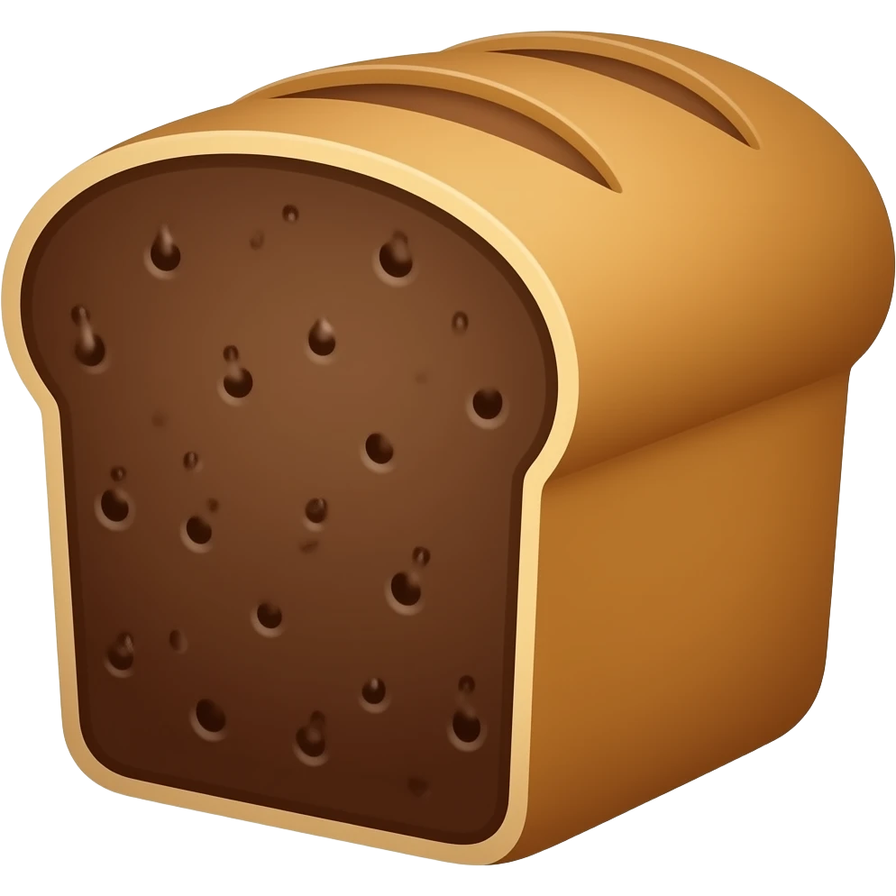 chocolate bread emoji