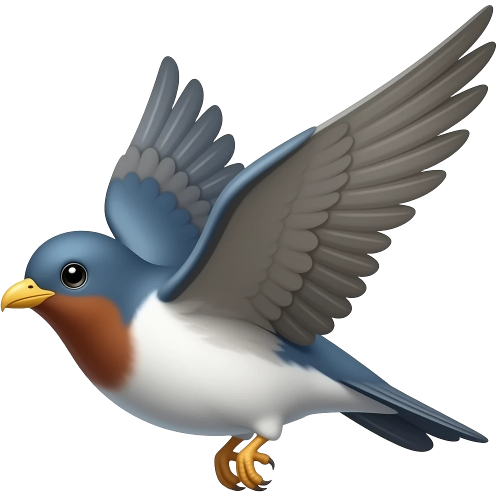 Flying emoji