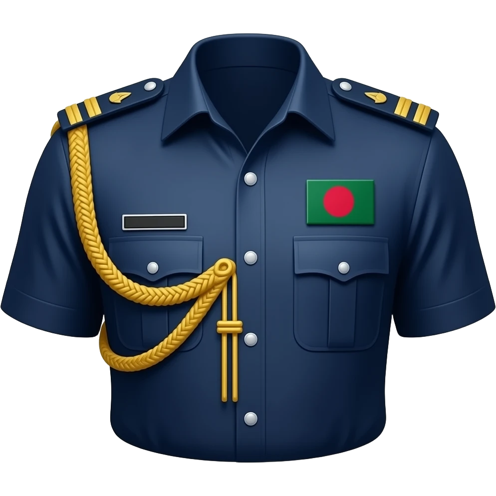 Bangladesh police new uniform emoji