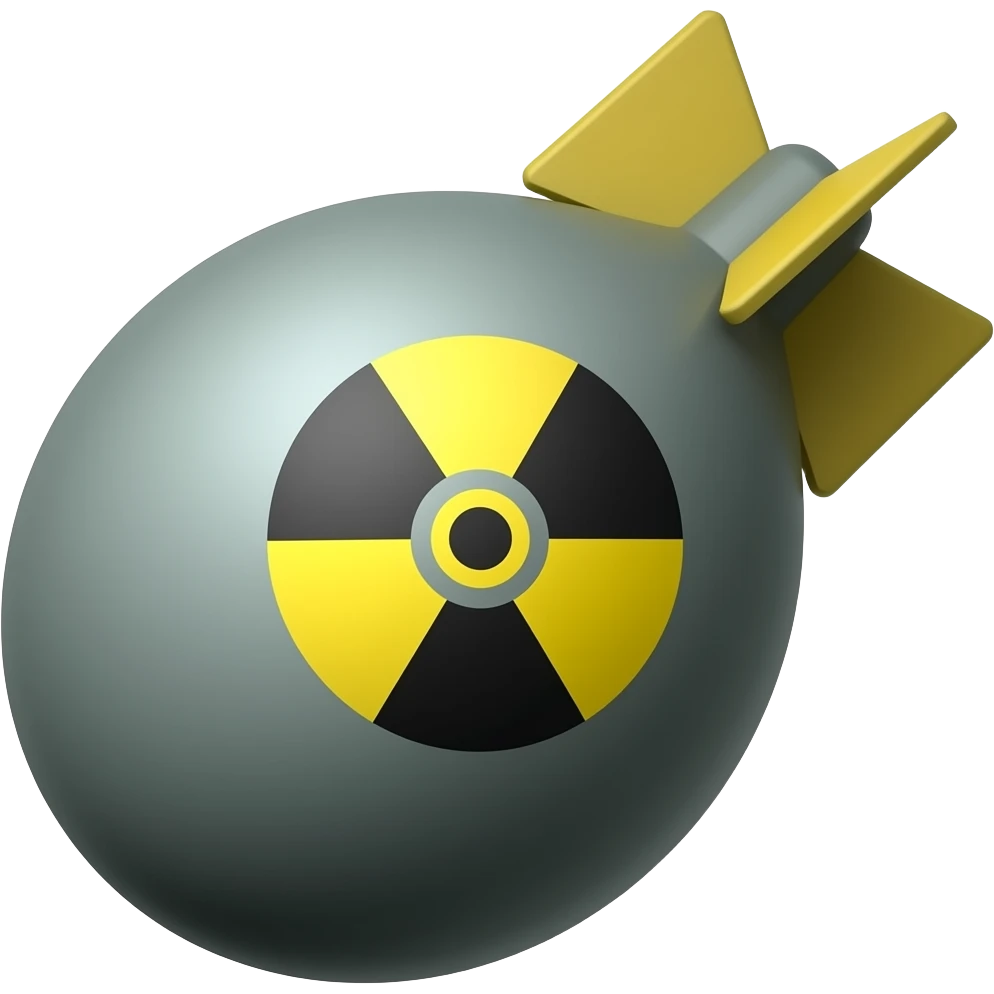 Nuclear bomb emoji