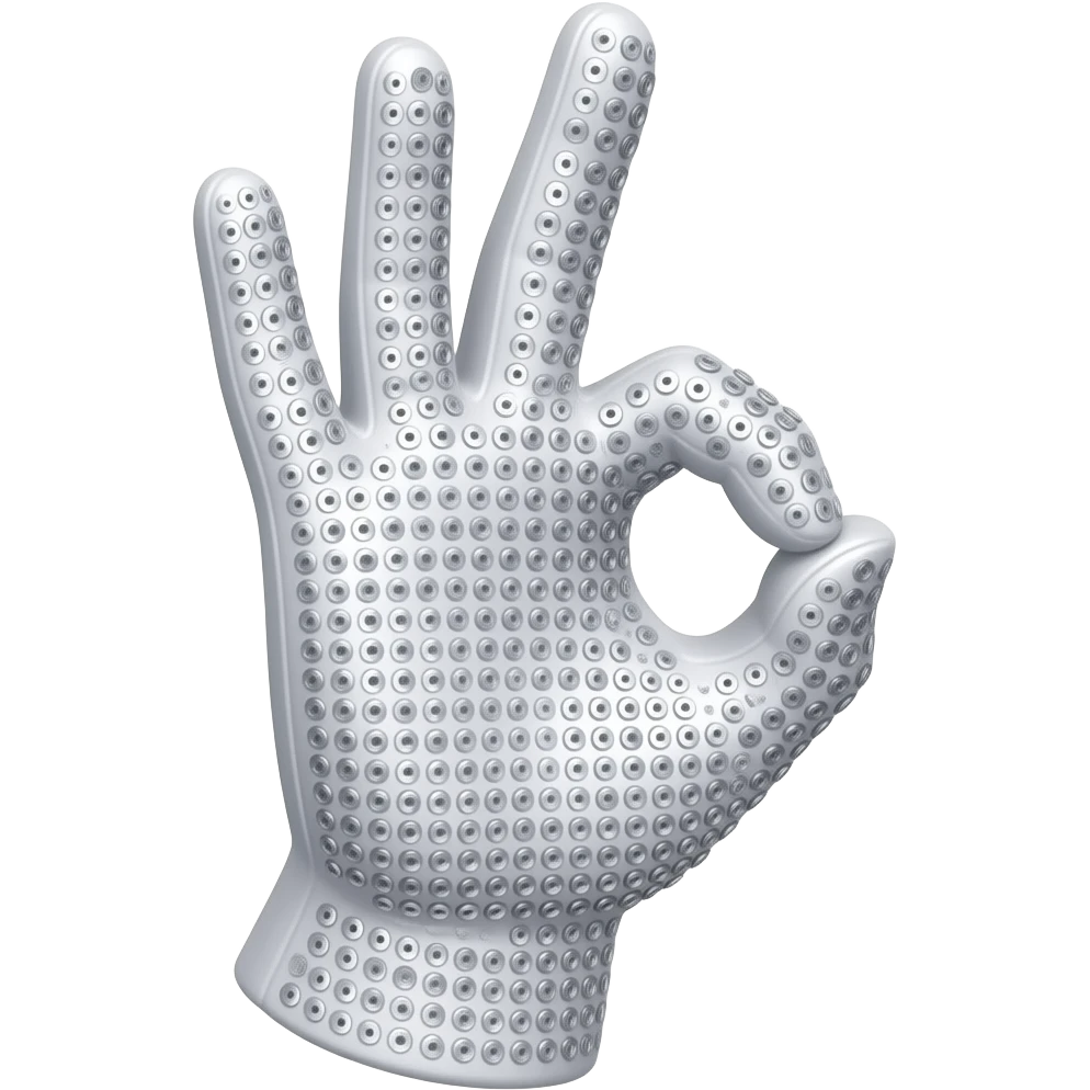 Make a Michael Jackson glove that’s doing this 👌and make the glove all white and bedazzled emoji