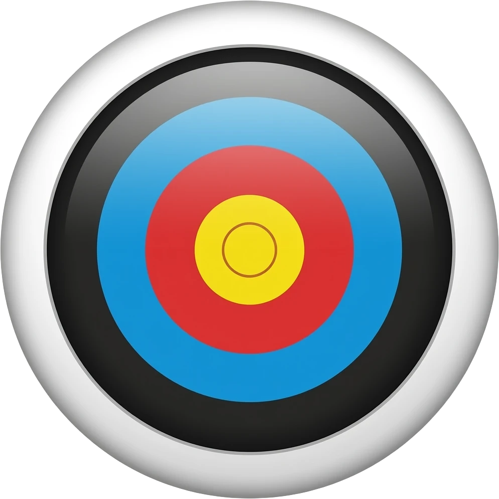 archery target emoji