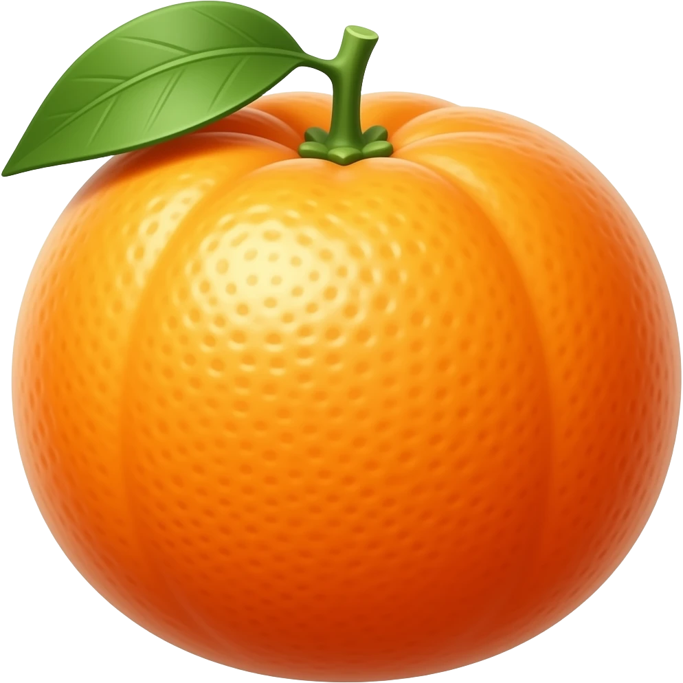 orange fruit emoji
