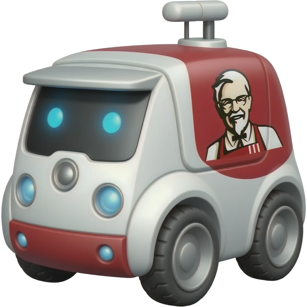 Kfc delivery robot emoji