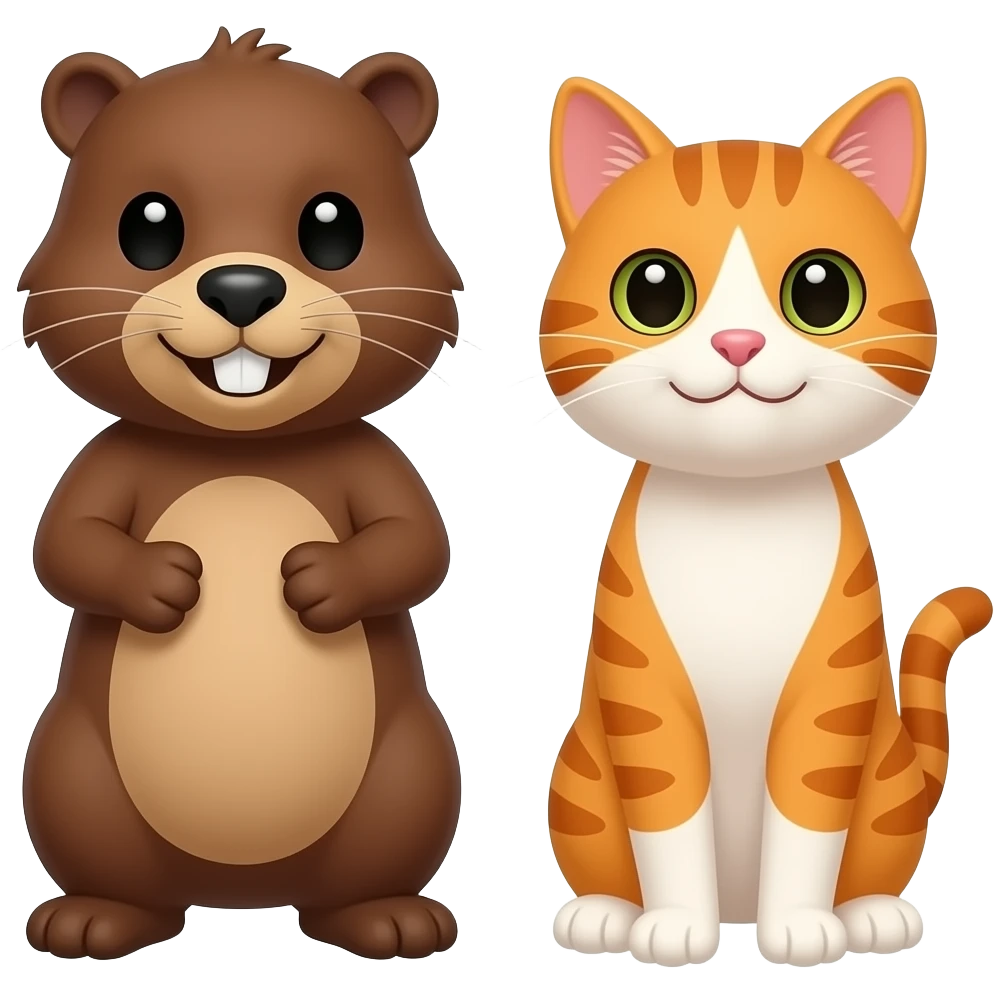 🦫🐱 A smiley emoji is not a person, but a smiley face emoji