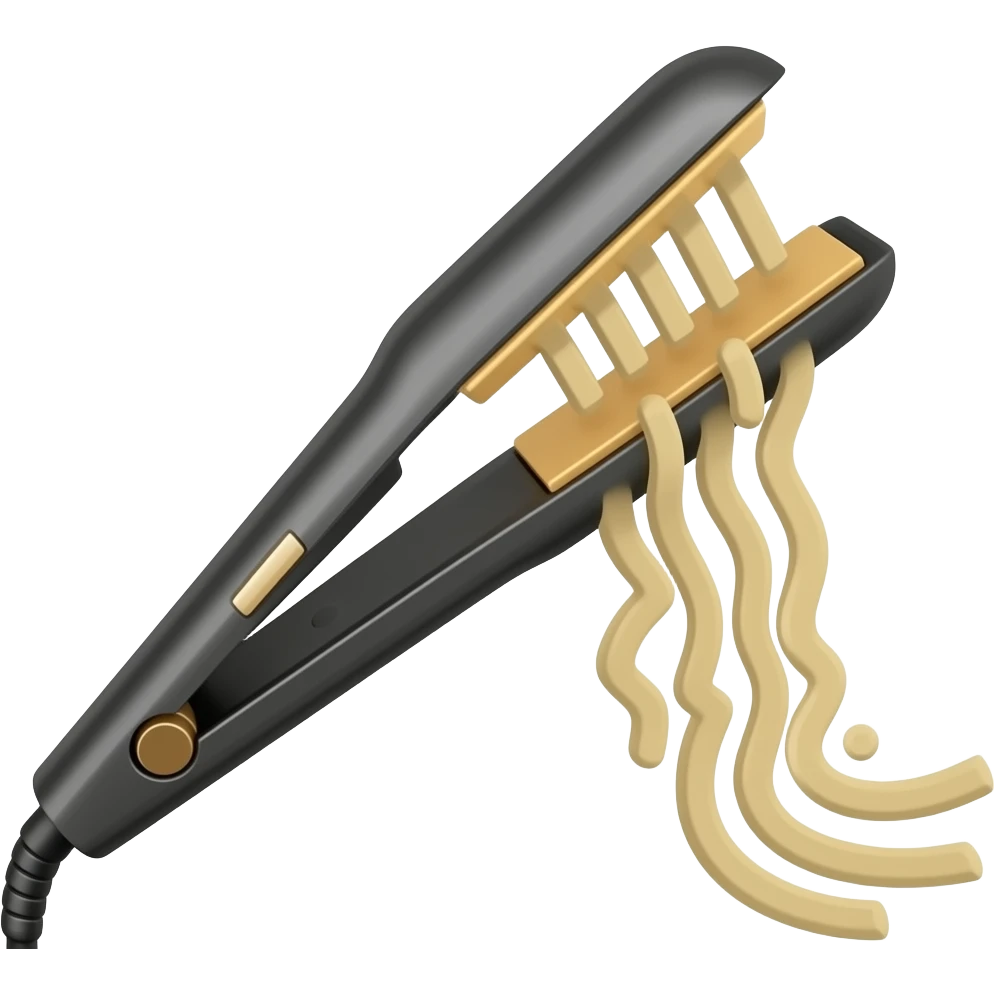 plancha de pelo emoji