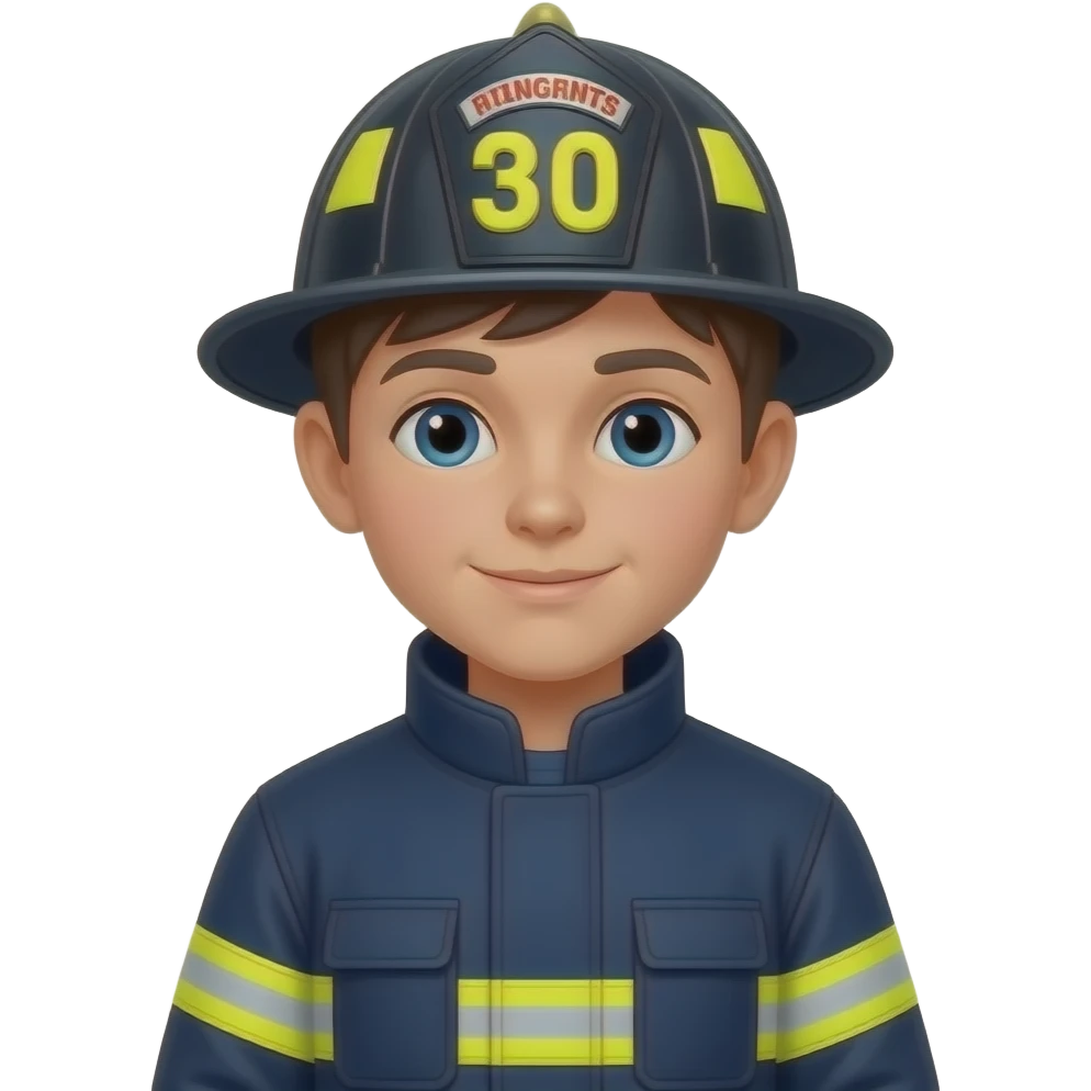Young Firefighters emoji