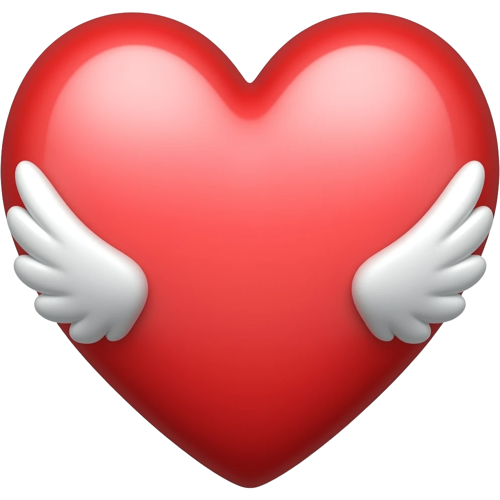 AP heart with wings emoji