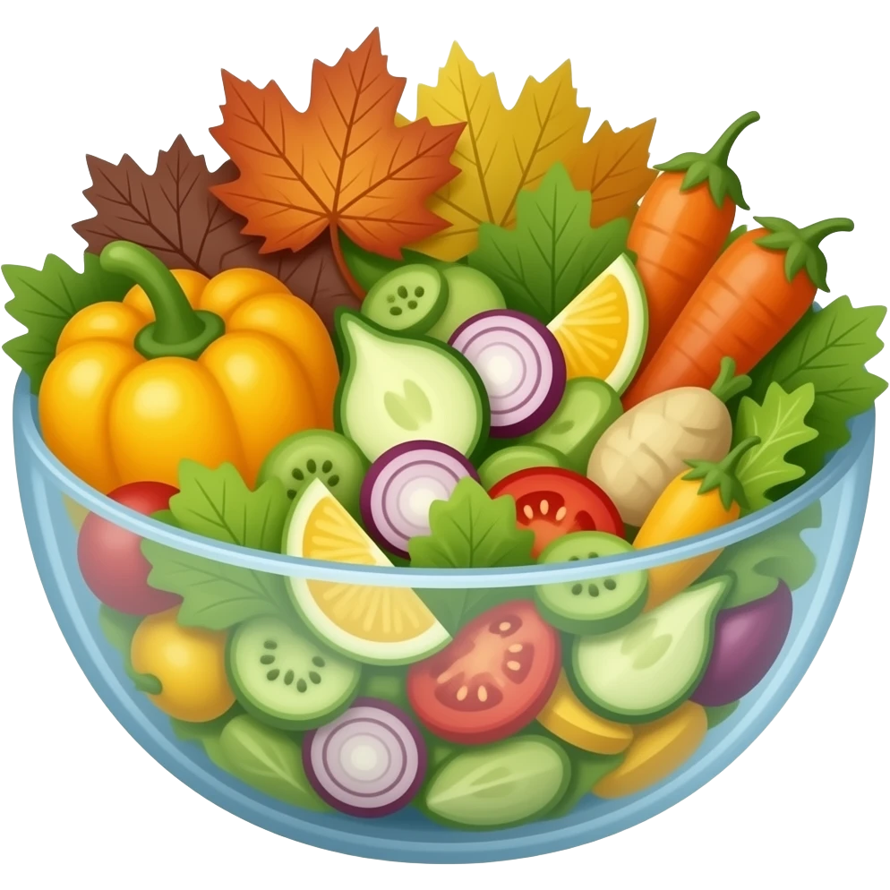 fall salad emoji