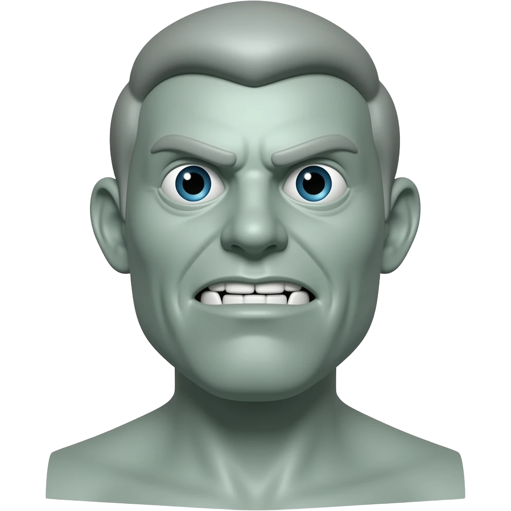monster bust emoji
