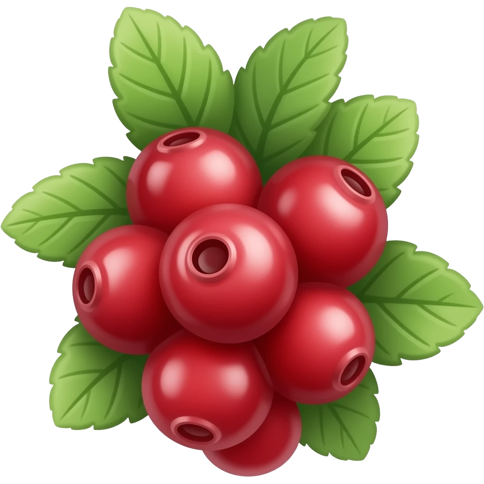 Cranberry гроздь emoji