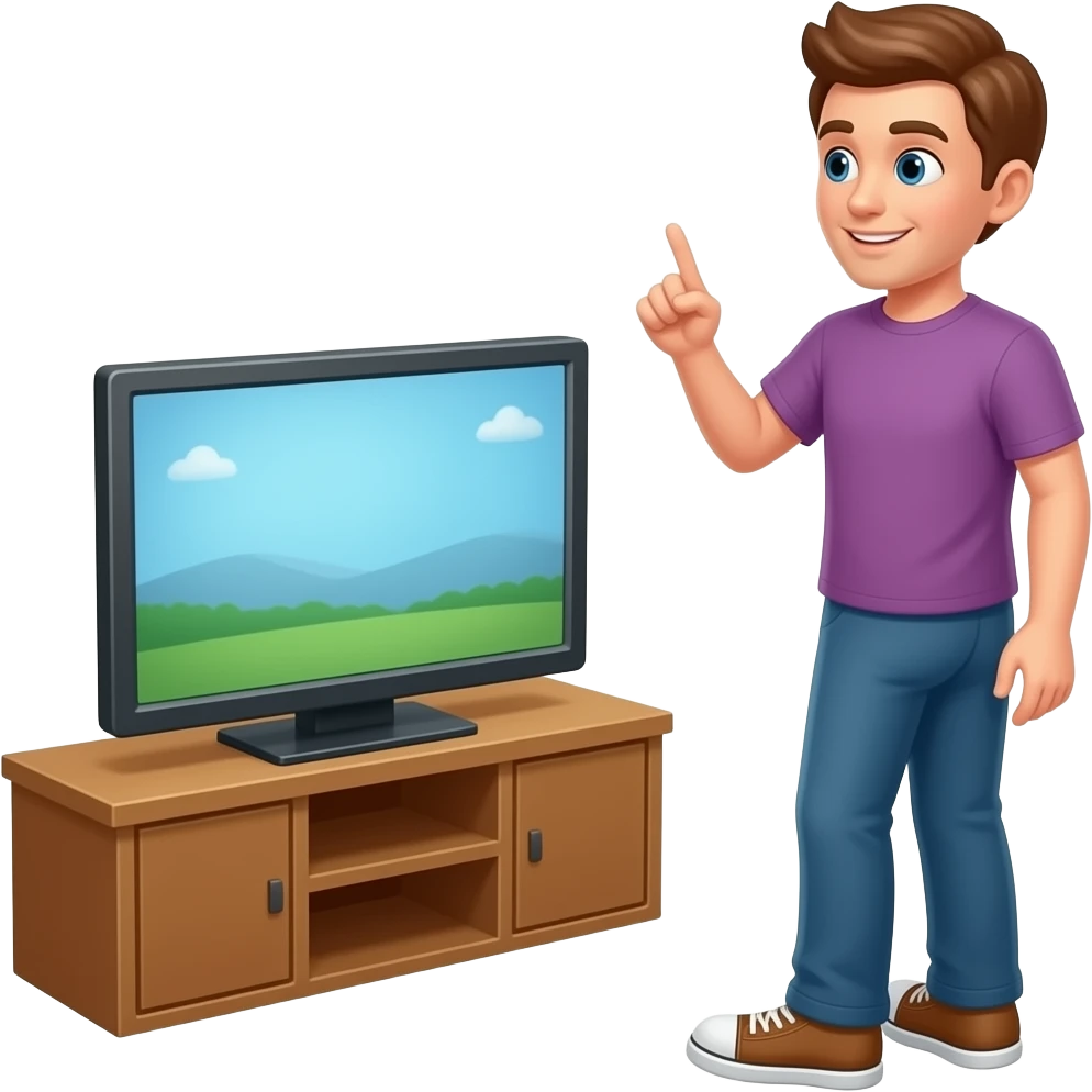 watch tv emoji