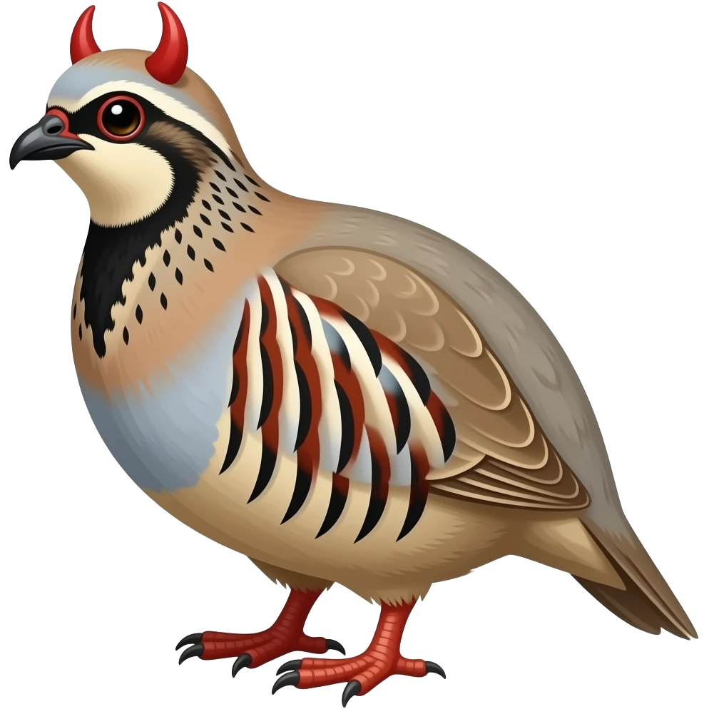 Devilish partridge emoji