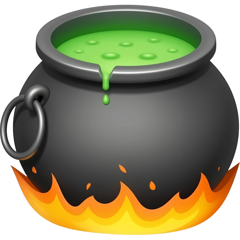 witches cauldron emoji