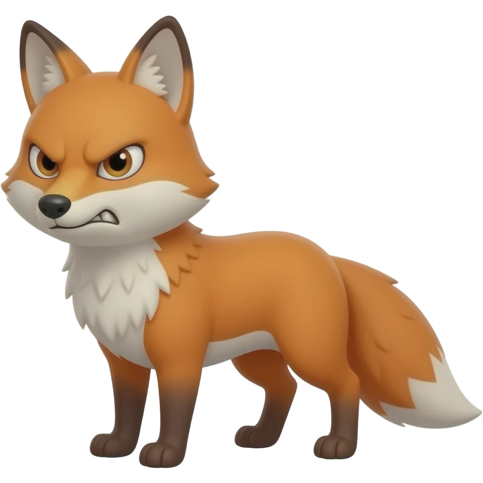 angry fox emoji
