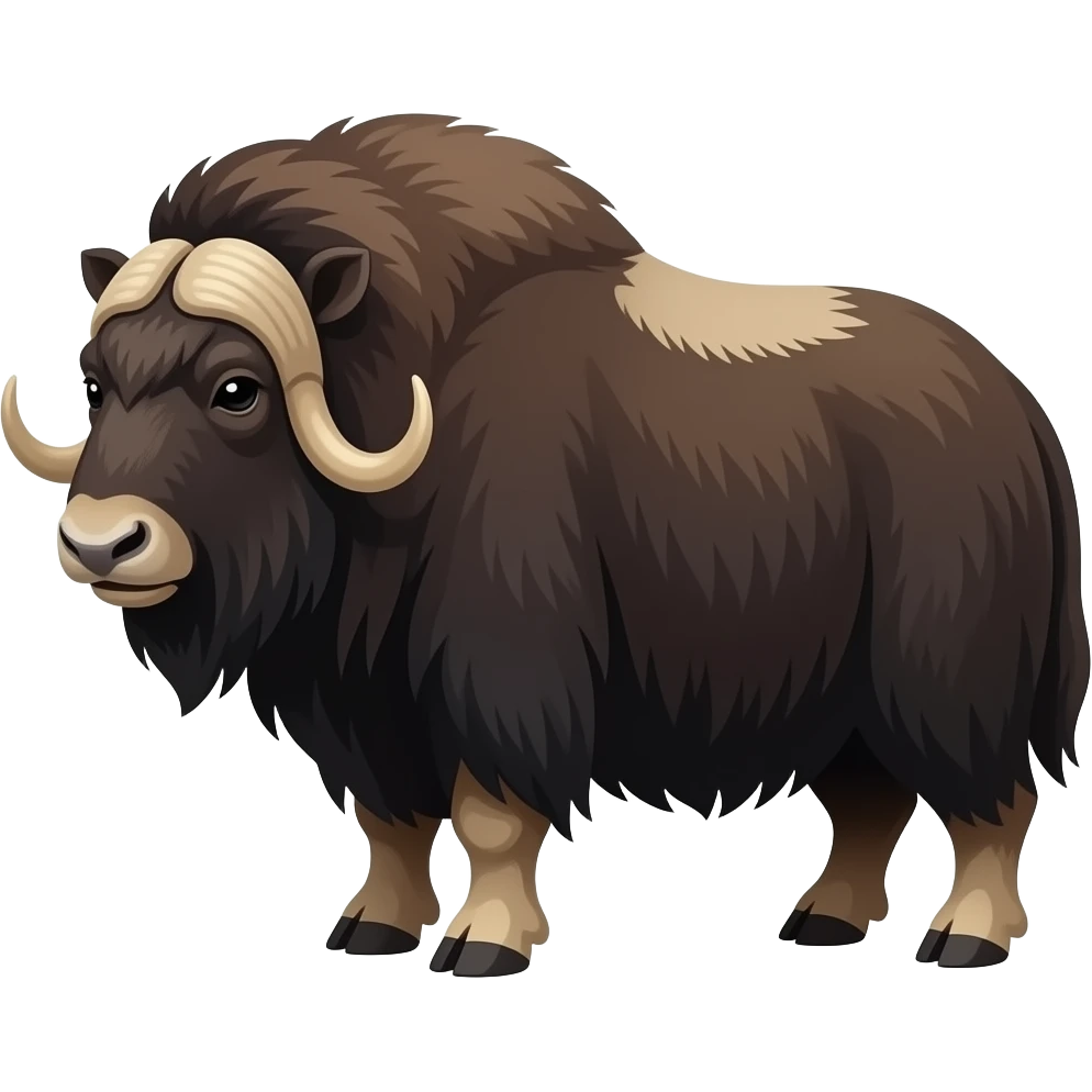Muskox emoji