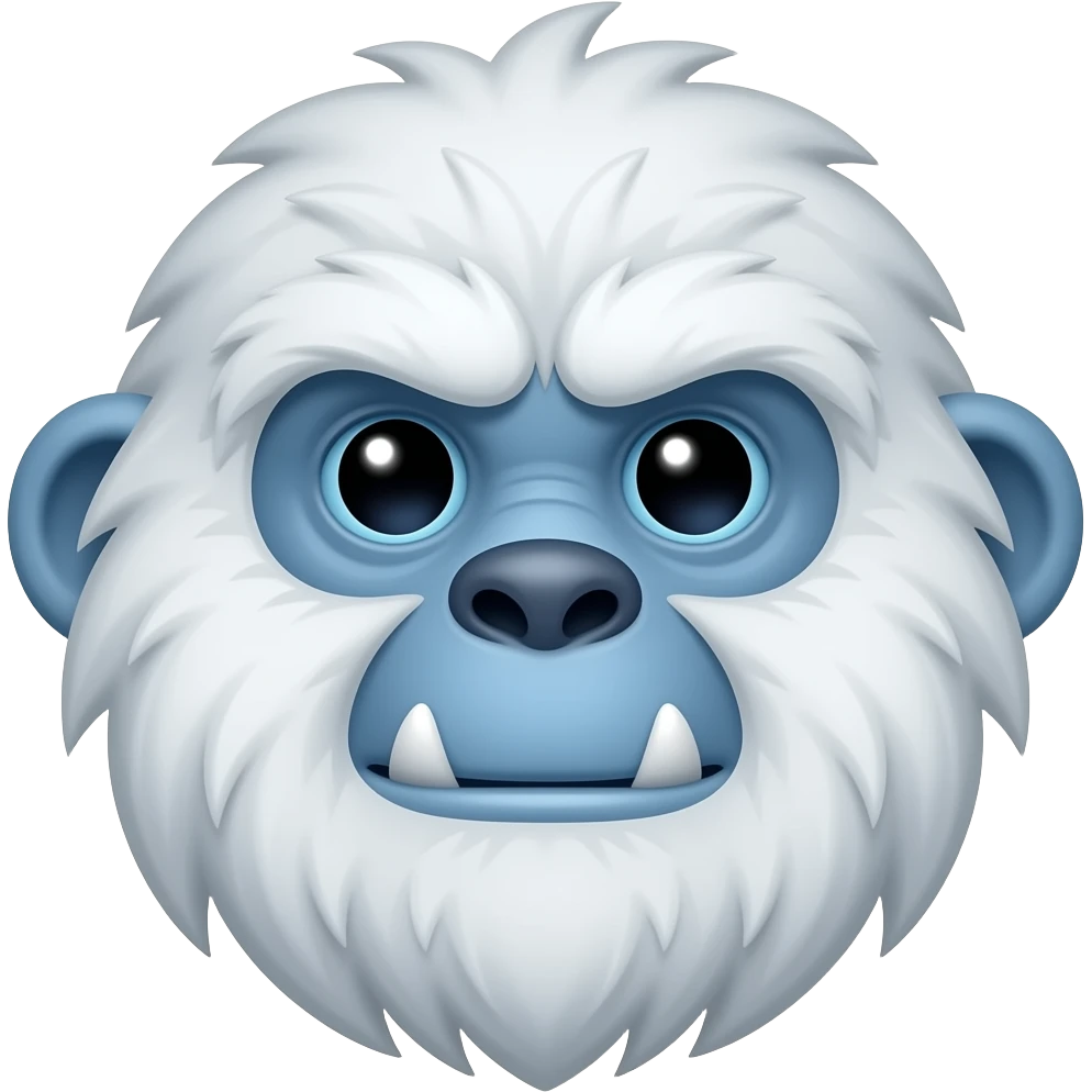 Yeti face emoji