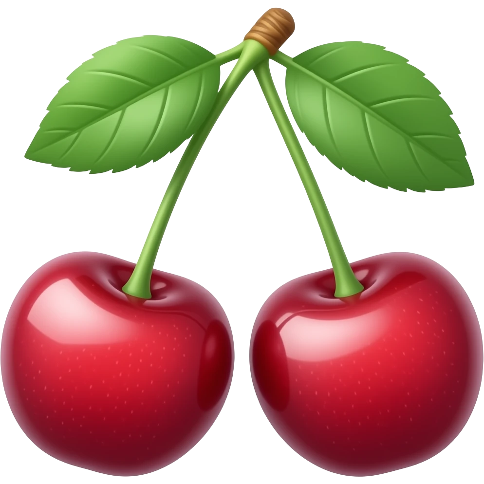 Cherry red pink emoji