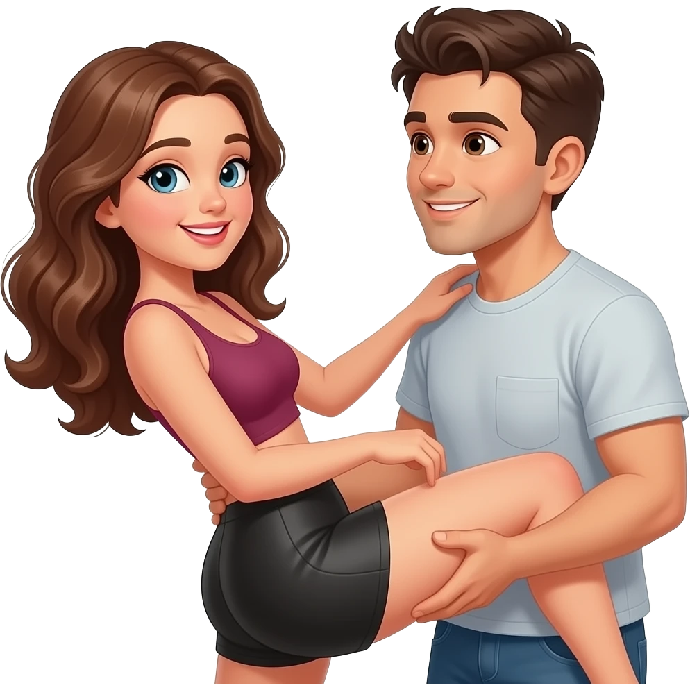یه دختری که داره سکس  میکنه از عقب  با یه  مرد جوان emoji