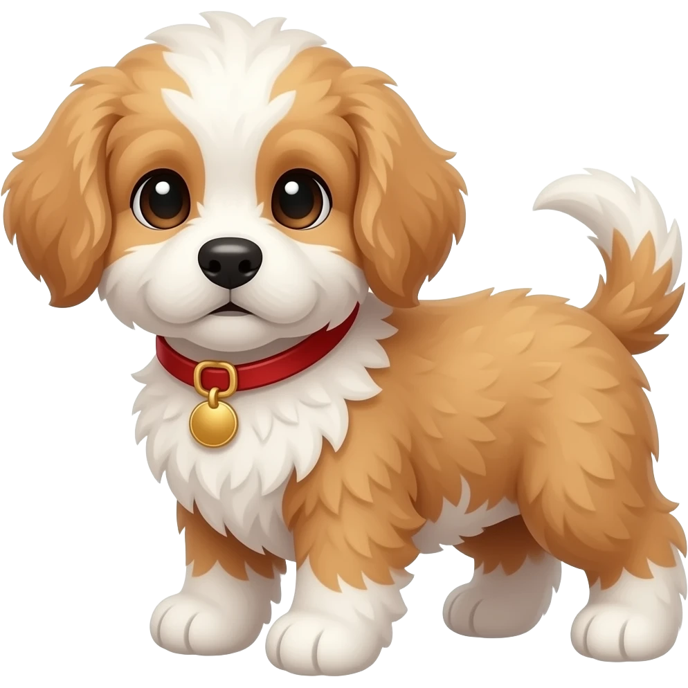 Cavapoo puppy emoji