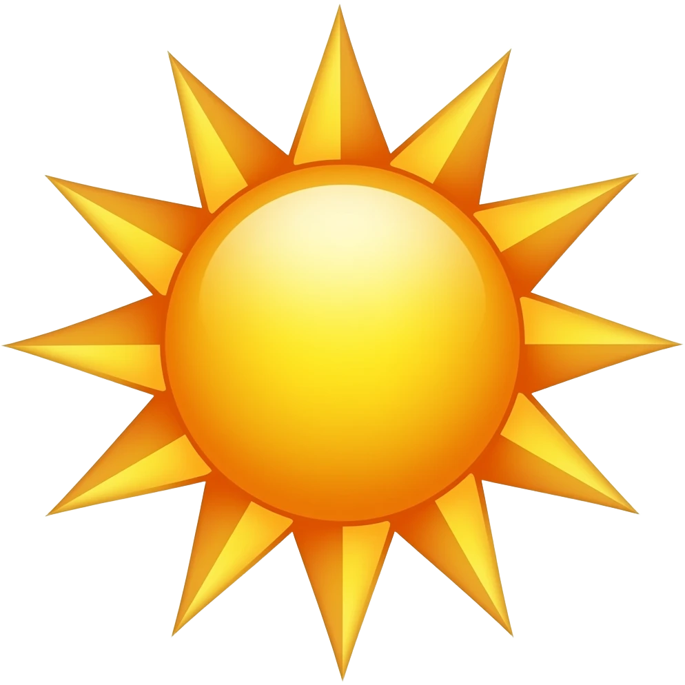 aesthetic spiral sun emoji