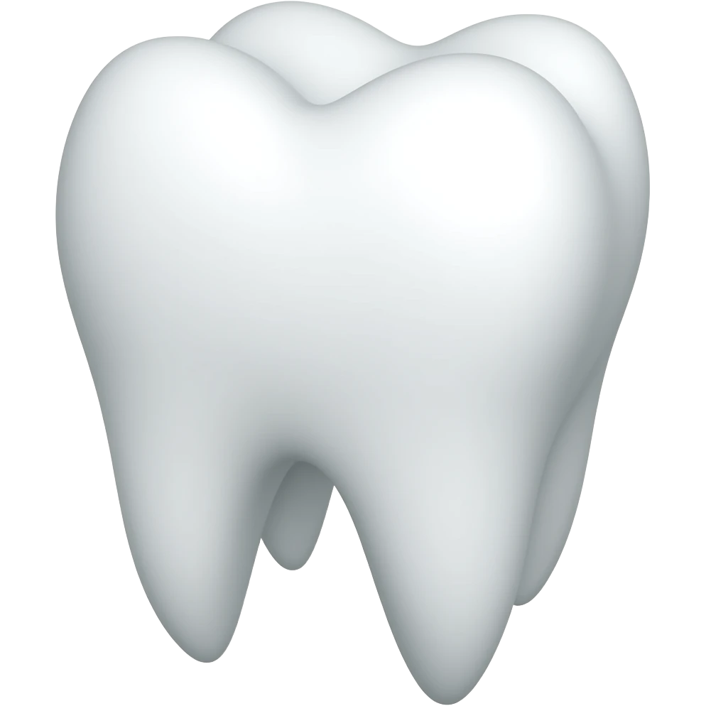 Tooth emoji