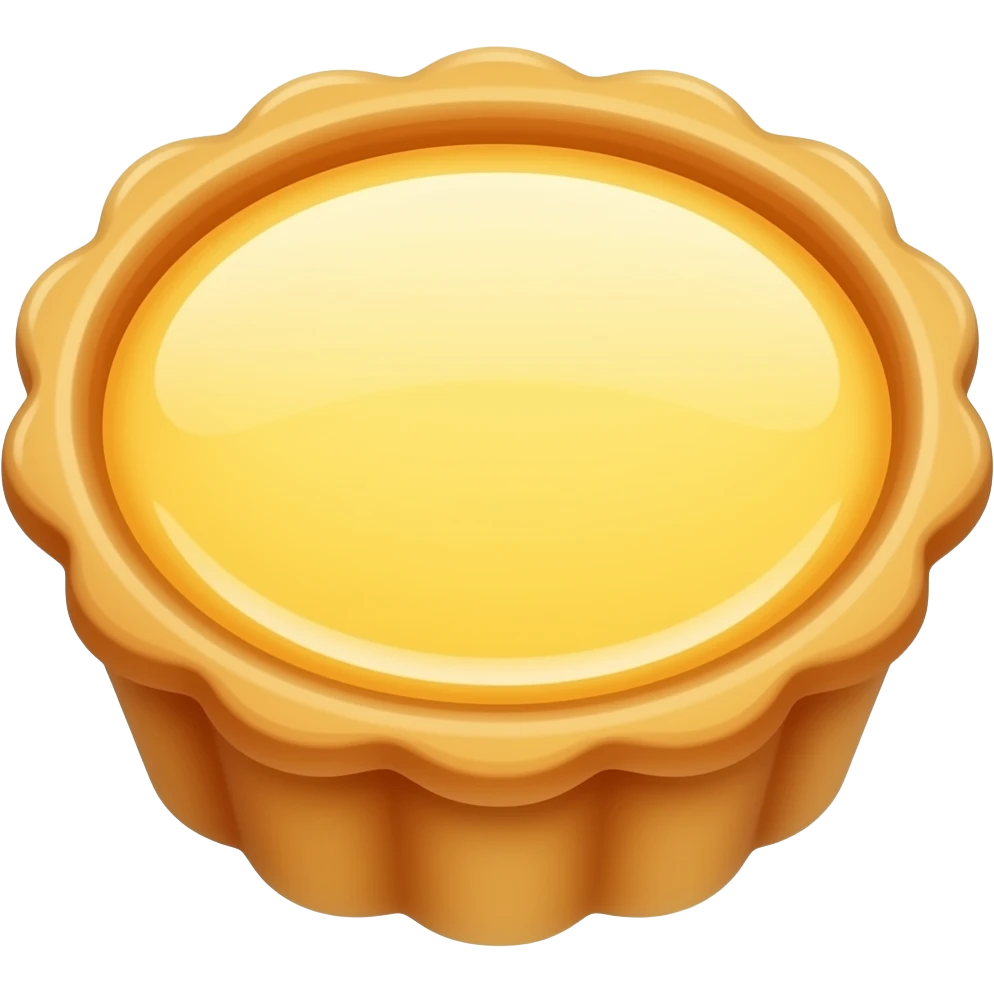 custard tart emoji