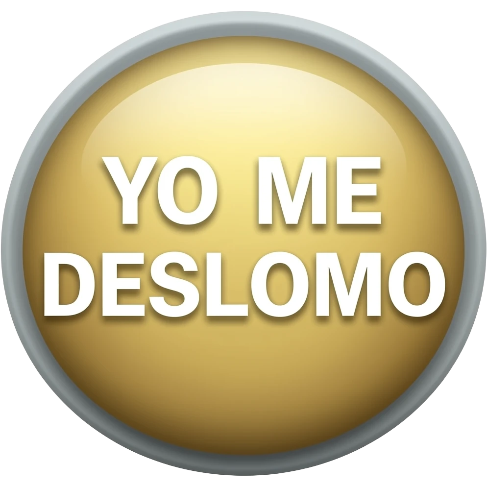 Que diga abajo YO ME DESLOMO emoji