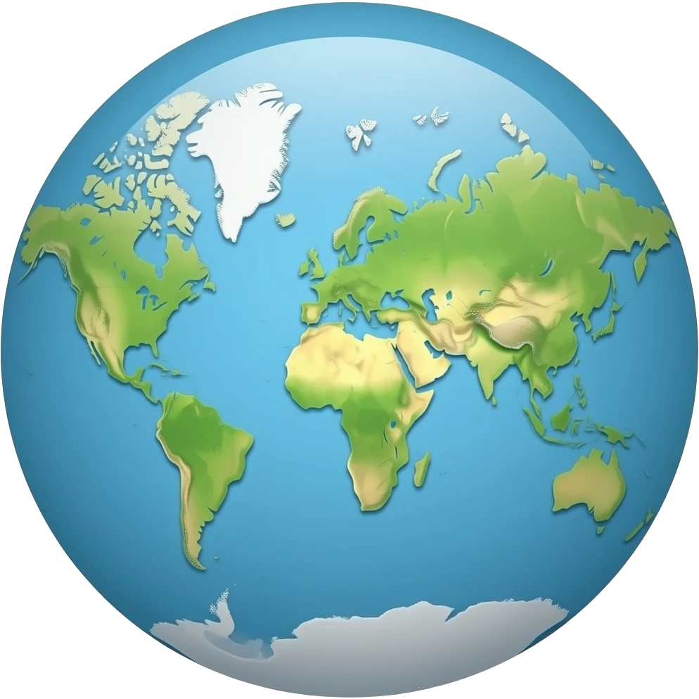 world maps emoji
