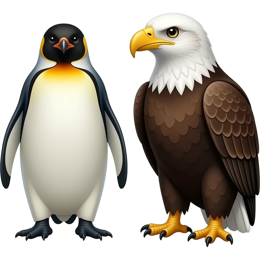 Penguin + eagle emoji