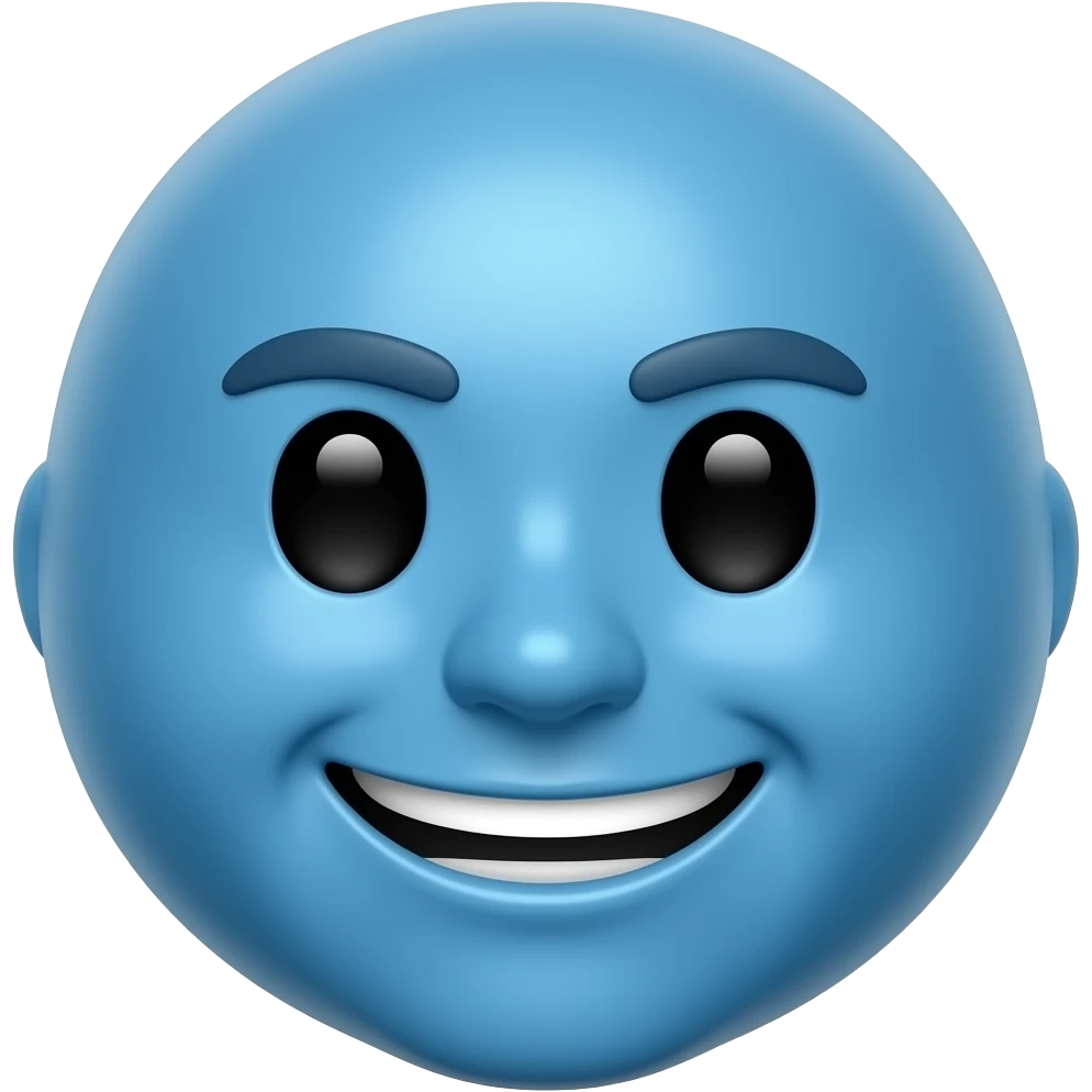 파란색 댕기 emoji