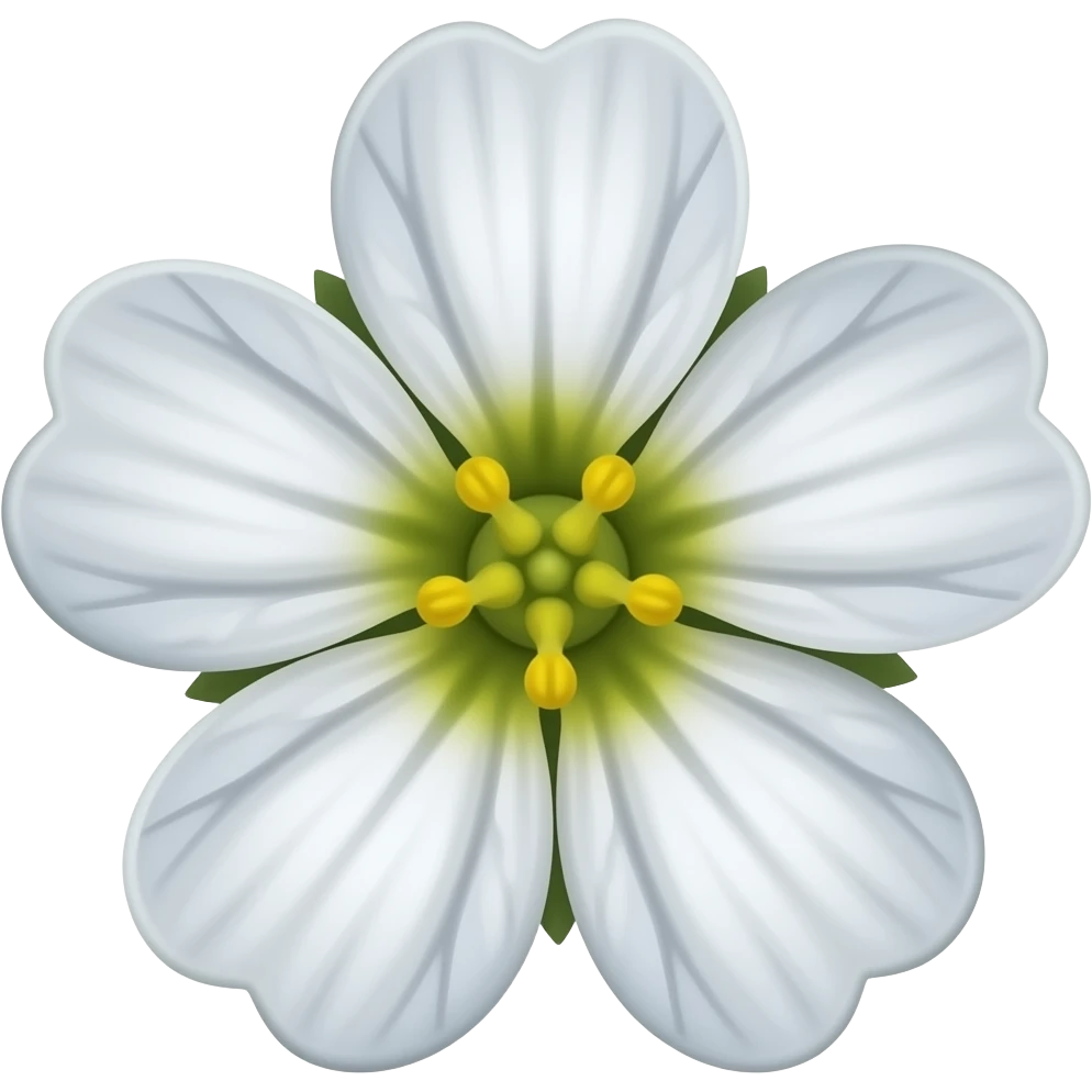 нарисуй цветок thlaspi arvense emoji