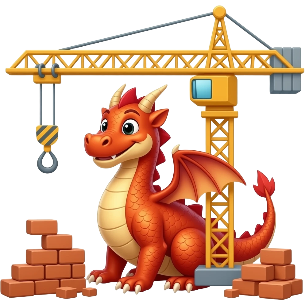 🐉😄🏗🧱 emoji