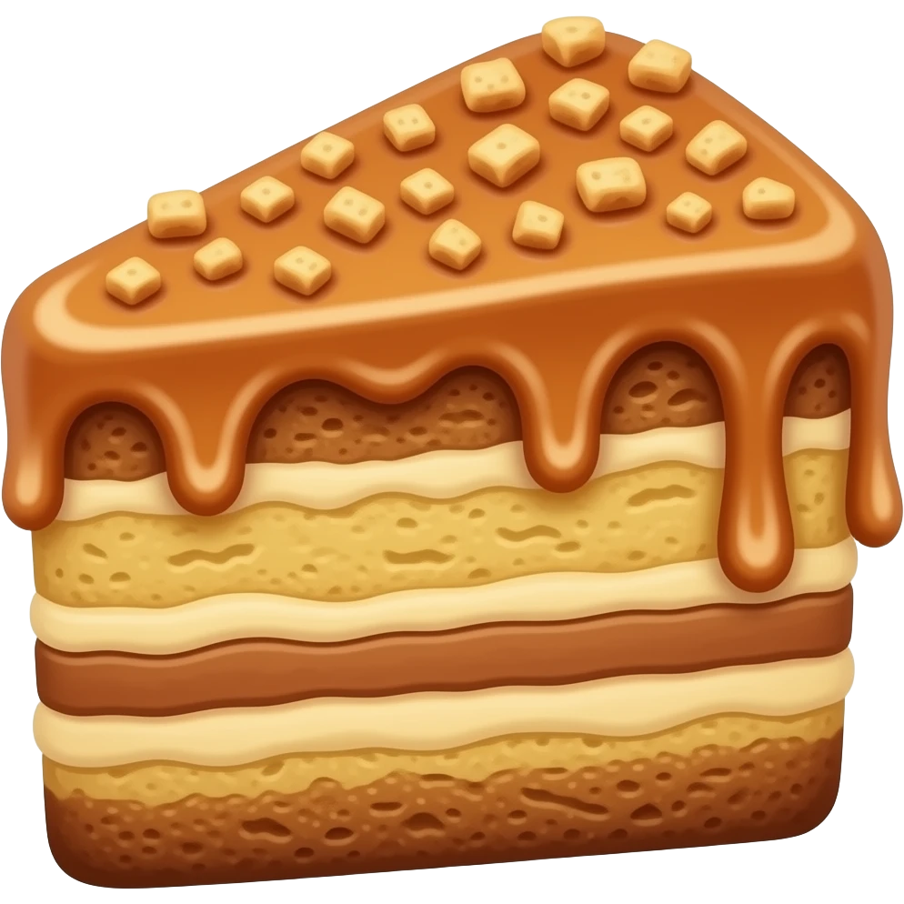 cartoonish coffee cake emoji