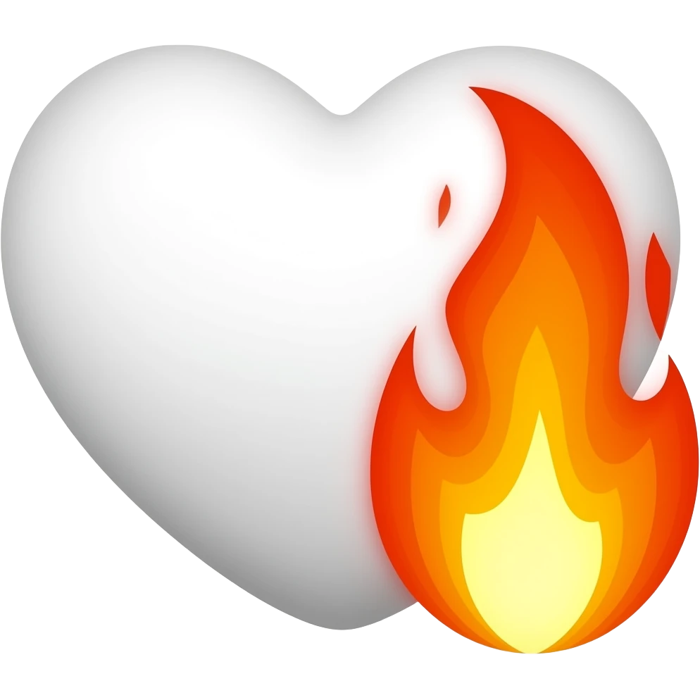 🤍❤️‍🔥s emoji