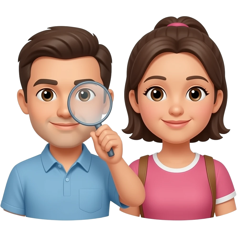 Looking all over for you two emoji